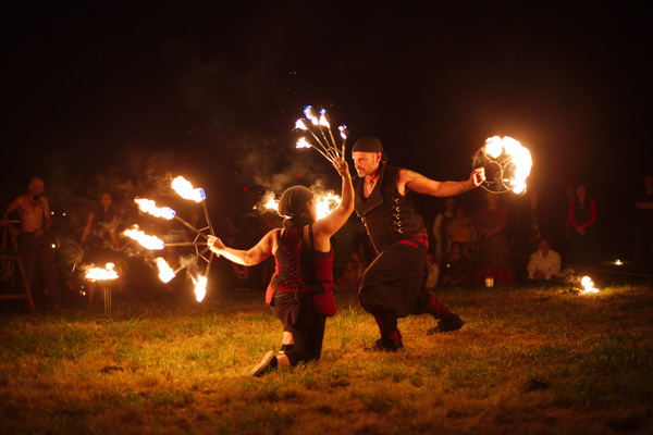 Feuershow - Freies Feuer