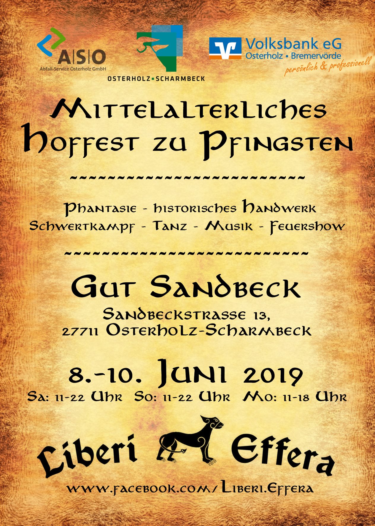 Hoffest zu Pfingsten 2019 auf Gut Sandbeck